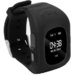 Ceas Smartwatch copii GPS Tracker iUni Q50, Telefon incorporat, Apel SOS, Negru